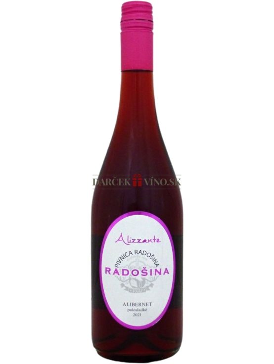 Alizzante Alibernet rosé 2021, sýtené perlivé víno, polosladké, 0,75 l