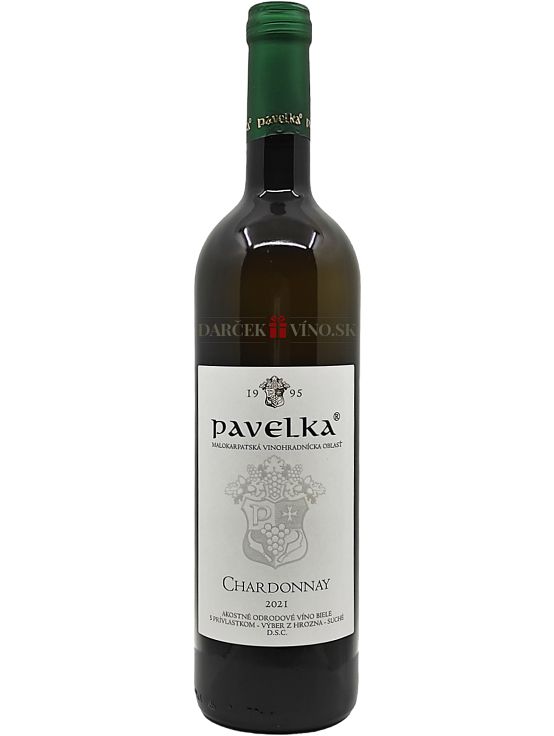 Chardonnay 2021, výber z hrozna, suché, 0,75 l