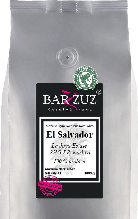 El Salvador La Joya Estate, SHG EP, RFA, washed, zrnková káva, 100 % arabica, 1 kg