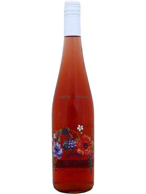 Frizzante rosé 2020, sýtené perlivé víno, polosuché, 0,75 l