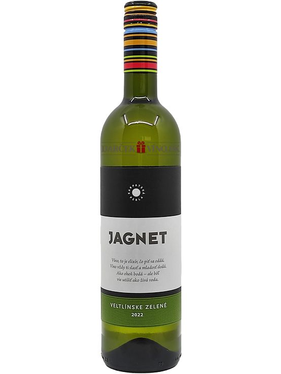Jagnet Veltlínske zelené 2022, D.S.C., akostné víno, suché, 0,75 l