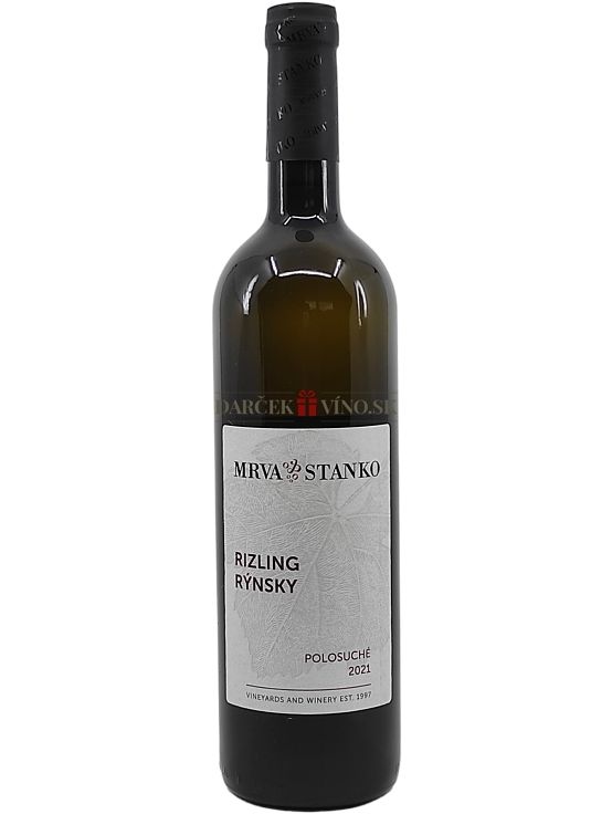 Rizling rýnsky - Mužla 2021, akostné víno, polosuché, 0,75 l