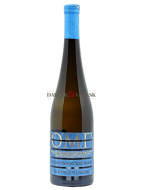 Rizling rýnsky - Rúbaň, 2021, D.S.C., akostné víno, sladké, 0,75 l