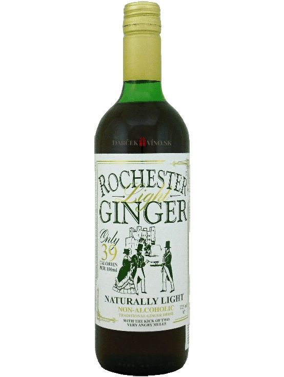 Rochester Ginger Light - nealkoholický zázvorový nápoj, 0,725 l