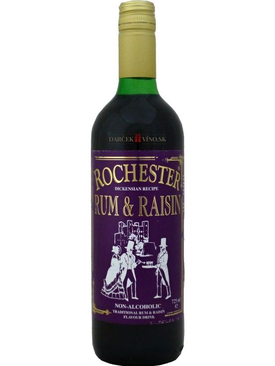 Rochester Rum & Raisin - nealkokoholický prírodný nápoj, 0,725 l