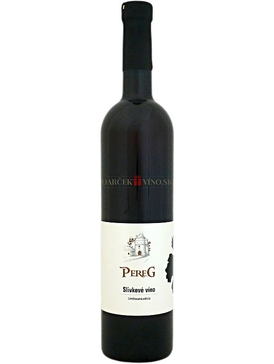 Slivkové víno - limitovaná edícia, značkové ovocné víno, 0,75 l