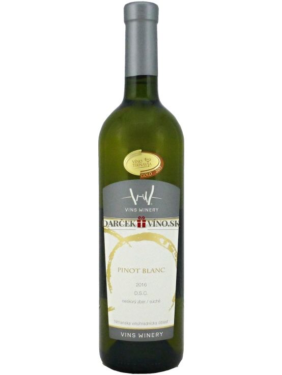 Pinot blanc 2016, neskorý zber, suché, 0,75 l