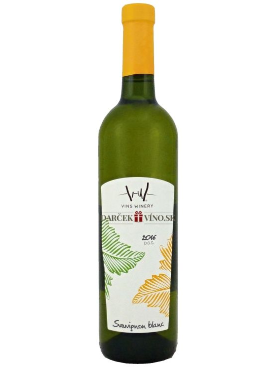 Sauvignon blanc 2016, akostné odrodové víno, suché, 0,75 l